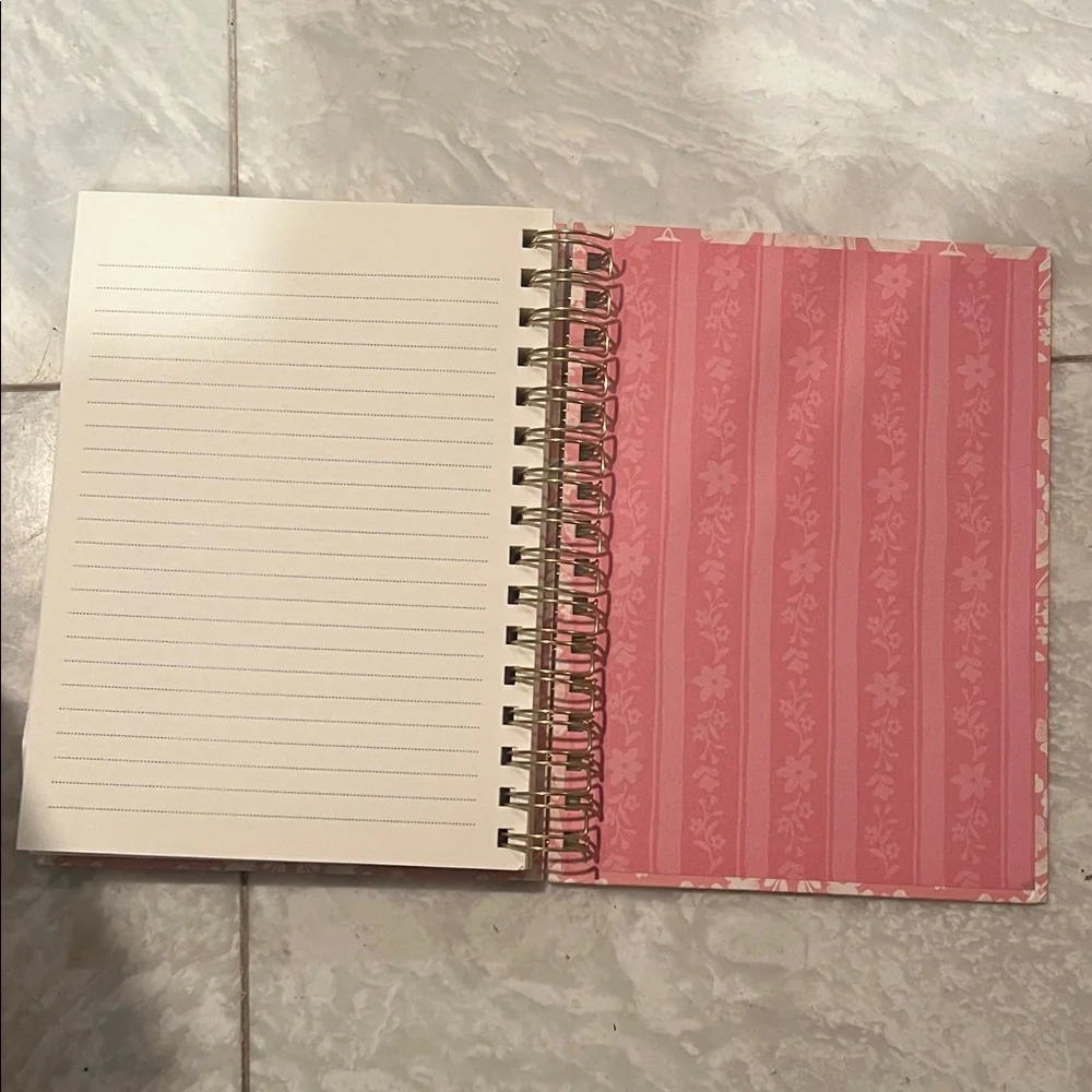 Clementine Pink Floral Notebook